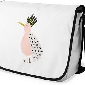 بوناميزون شنطة ماسنجر مدرسية مطبوعة رقميا للطلاب، شنطة كروس بودي وشنطة ساعي، شنطة كتف للمدرسة، العودة الى المدرسة، المقاس: 29 × 36 سم، ألوان متعددة