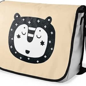 بوناميزون شنطة ماسنجر مدرسية مطبوعة رقميا للطلاب، شنطة كروس بودي وشنطة ساعي، شنطة كتف للمدرسة، العودة الى المدرسة، المقاس: 29 × 36 سم