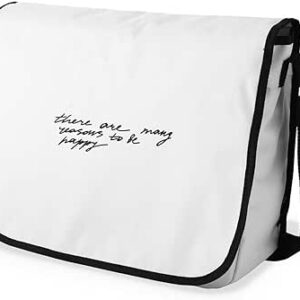 بوناميزون شنطة ماسنجر مدرسية مطبوعة رقميا للطلاب، شنطة كروس بودي وشنطة ساعي، شنطة كتف للمدرسة، العودة الى المدرسة، المقاس: 29 × 36 سم، ألوان متعددة