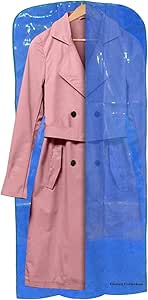 جليتر كولكشن طقم ملابس للرجال والنساء / الفستان/ غطاء شيرواني من قطعة واحدة قابل للطي وجيد التهوية مع مقابض ووصلة ربط - زهري SHRBlUE01