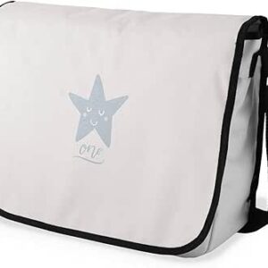 بوناميزون شنطة ماسنجر مدرسية مطبوعة رقميا للطلاب، شنطة كروس بودي وشنطة ساعي، شنطة كتف للمدرسة، العودة الى المدرسة، المقاس: 29 × 36 سم، ألوان متعددة