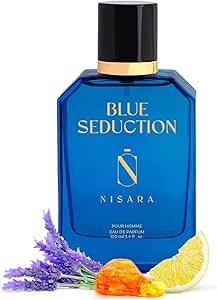 عطر بلو سيداكشن من نيسارا | عطر للرجال | بخاخ او دي بارفان | يدوم طويلا | عطر ناعم | عطر فوجير خشبي | فاخر للجميع | 100 مل