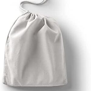 بوناميزون شنطة منتجات قطنية مطبوعة مع رباط، شنطة بقالة قابلة لاعادة الاستخدام، اكياس صديقة للبيئة وقابلة للتحلل البيولوجي، شنطة سفر، شنط تسوق، صديقة للبيئة، قابلة للطي، المقاس: 12×15 سم، قماش