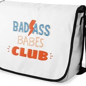 بوناميزون شنطة ماسنجر مدرسية مطبوعة رقميا للطلاب، شنطة كروس بودي وشنطة ساعي، شنطة كتف للمدرسة، العودة الى المدرسة، المقاس: 29 × 36 سم، ألوان متعددة