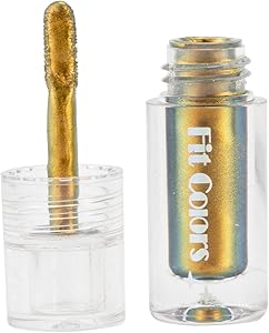 ظلال عيون سائل متعدد الالوان ثنائي اللون لامع معدني لامع مقاوم للماء عالي الاصطباغ يدوم طويلا 3 مل (ايه، مقاس واحد)