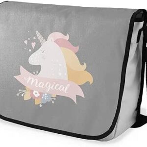 بوناميزون شنطة ماسنجر مدرسية مطبوعة رقميا للطلاب، شنطة كروس بودي وشنطة ساعي، شنطة كتف للمدرسة، العودة الى المدرسة، المقاس: 29 × 36 سم، ألوان متعددة