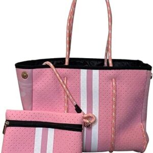 شنطة يد كبيرة توت من النيوبرين للنساء من دالاس هيل لعطلة نهاية الاسبوع والسفر والشاطئ وحمام السباحة والمدرسة اليومية وحفاضات الاطفال والامهات والمراهقات والمعلمات العائلية