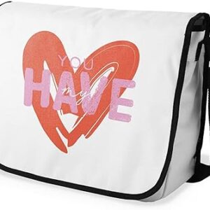 بوناميزون شنطة ماسنجر مدرسية مطبوعة رقميا للطلاب، شنطة كروس بودي وشنطة ساعي، شنطة كتف للمدرسة، العودة الى المدرسة، المقاس: 29 × 36 سم