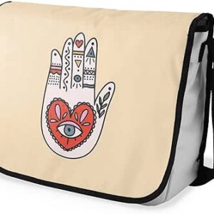 بوناميزون شنطة ماسنجر مدرسية مطبوعة رقميا للطلاب، شنطة كروس بودي وشنطة ساعي، شنطة كتف للمدرسة، العودة الى المدرسة، المقاس: 29 × 36 سم، ألوان متعددة