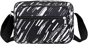 شنط كروس قماشية بنمط بومة مطرزة للكتف قابلة لاعادة الاستخدام للتسوق وصالة الالعاب الرياضية والكتب والعطلات والشاطئ