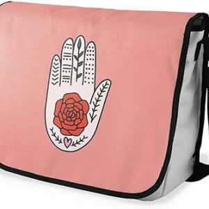 بوناميزون شنطة ماسنجر مدرسية مطبوعة رقميا للطلاب، شنطة كروس بودي وشنطة ساعي، شنطة كتف للمدرسة، العودة الى المدرسة، المقاس: 29 × 36 سم، ألوان متعددة