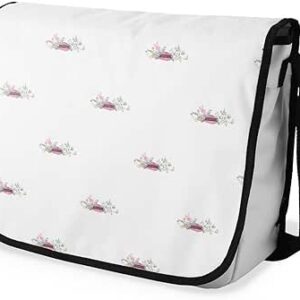 بوناميزون شنطة ماسنجر مدرسية مطبوعة رقميا للطلاب، شنطة كروس بودي وشنطة ساعي، شنطة كتف للمدرسة، العودة الى المدرسة، المقاس: 29 × 36 سم، ألوان متعددة