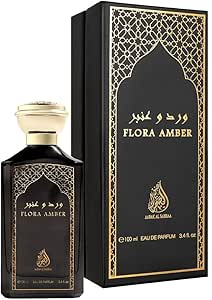 عباك الصهراء /القرن عطر فلورا امبر للجنسين 100 مل - الزعفران والياسمين وخشب العنبر وخشب الارز - او دي بارفان عربي فاخر يدوم طويلا للرجال والنساء