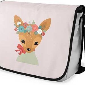 بوناميزون شنطة ماسنجر مدرسية مطبوعة رقميا للطلاب، شنطة كروس بودي وشنطة ساعي، شنطة كتف للمدرسة، العودة الى المدرسة، المقاس: 29 × 36 سم، ألوان متعددة