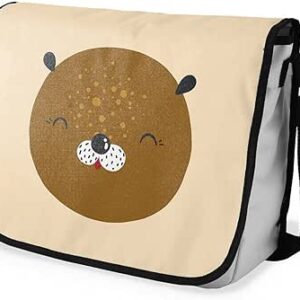 بوناميزون شنطة ماسنجر مدرسية مطبوعة رقميا للطلاب، شنطة كروس بودي وشنطة ساعي، شنطة كتف للمدرسة، العودة الى المدرسة، المقاس: 29 × 36 سم، ألوان متعددة