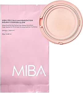 ميبا كريم اساس ايون كالسيوم مزدوج كوشن جلو 25 غرام/ 0.88 اونصة بيج كوشن سيزون 3. تأثير تغطية يدوم طويلا، توهج الرطوبة. يخفف من شد البشرة. التصاق سلس. (#23 عبوة اعادة تعبئة بيج وردي)