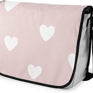 بوناميزون شنطة ماسنجر مدرسية مطبوعة رقميا للطلاب، شنطة كروس بودي وشنطة ساعي، شنطة كتف للمدرسة، العودة الى المدرسة، المقاس: 29 × 36 سم، ألوان متعددة