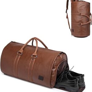 سي فوكاس حقيبة ملابس سفر قابلة للتحويل دفل محمولة للملابس للرجال والنساء - 2 في 1 معلقة مناسبة للعمل والسفر من سيفوكنيا