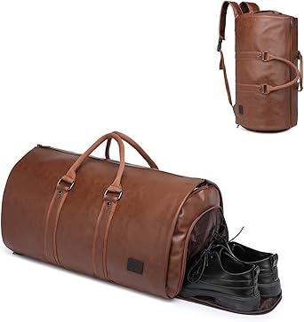 سي فوكاس حقيبة ملابس سفر قابلة للتحويل دفل محمولة للملابس للرجال والنساء - 2 في 1 معلقة مناسبة للعمل والسفر من سيفوكنيا