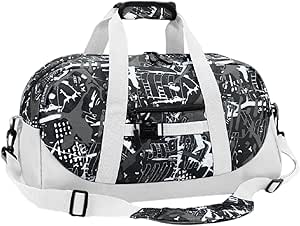 شنط دفل بحجم سهل الحمل ومثالية للمدرسة أو السفر في عطلة نهاية الأسبوع وصالة الألعاب الرياضية والمبيت للأولاد والبنات من ستامدو 11tybaibai, متعددة، نايلون، من ايس يو تي ام دي او