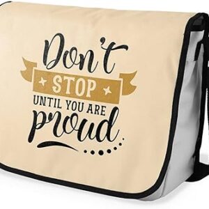 بوناميزون شنطة ماسنجر مدرسية مطبوعة رقميا للطلاب، شنطة كروس بودي وشنطة ساعي، شنطة كتف للمدرسة، العودة الى المدرسة، المقاس: 29 × 36 سم، ألوان متعددة