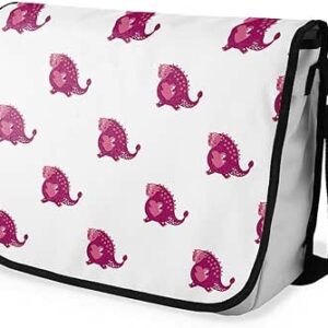 بوناميزون شنطة ماسنجر مدرسية مطبوعة رقميا للطلاب، شنطة كروس بودي وشنطة ساعي، شنطة كتف للمدرسة، العودة الى المدرسة، المقاس: 29 × 36 سم، ألوان متعددة