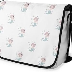 بوناميزون شنطة ماسنجر مدرسية مطبوعة رقميا للطلاب، شنطة كروس بودي وشنطة ساعي، شنطة كتف للمدرسة، العودة الى المدرسة، المقاس: 29 × 36 سم، ألوان متعددة