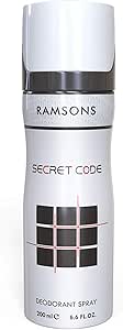 سبراي معطر للجسم سيكريت كود من رامسونز 200 مل، للجنسين