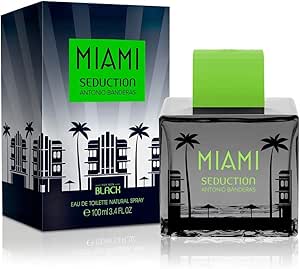 عطر او دي تواليت بلاك ميامي سيدكشن من انطونيو بانديراس سعة 100 مل - عبوة من قطعة واحدة، للرجال