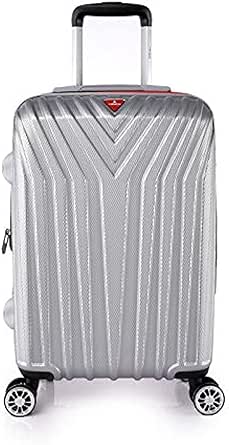حقيبة سفر من تراك مقاس الطائرة 20 بوصة A9757-20، أكريلونيتريل بوتادين ستايرين (ABS)، فضي