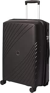 حقيبة سفر صلبة بعجلات 50 سم من كوزمو نوتيكا، بولي بروبيلين (PP)، أسود