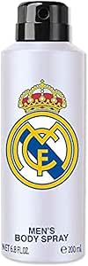 عطر بخاخ للجسم للرجال من ريال مدريد - ابيض (200 مل)