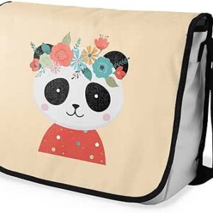 بوناميزون شنطة ماسنجر مدرسية مطبوعة رقميا للطلاب، شنطة كروس بودي وشنطة ساعي، شنطة كتف للمدرسة، العودة الى المدرسة، المقاس: 29 × 36 سم، ألوان متعددة