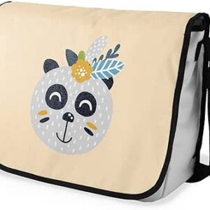 بوناميزون شنطة ماسنجر مدرسية مطبوعة رقميا للطلاب، شنطة كروس بودي وشنطة ساعي، شنطة كتف للمدرسة، العودة الى المدرسة، المقاس: 29 × 36 سم، ألوان متعددة