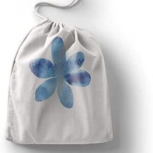 بوناميزون شنطة منتجات قطنية مطبوعة مع رباط، شنطة بقالة قابلة لاعادة الاستخدام، اكياس صديقة للبيئة وقابلة للتحلل البيولوجي، شنطة سفر، شنط تسوق، صديقة للبيئة، قابلة للطي، المقاس: 12×15 سم، قماش