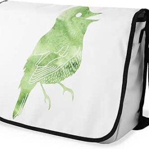 بوناميزون شنطة ماسنجر مدرسية مطبوعة رقميا مع حزام اسود للطلاب، شنطة كروس وشنطة ساعي، شنطة كتف للمدرسة، العودة الى المدرسة، المقاس: 29 × 36 سم