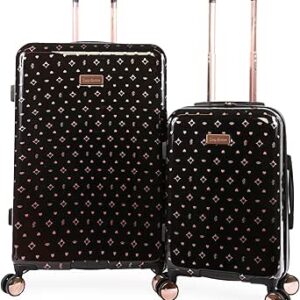 مجموعة شنط امتعة اروين بعجلات دوارة للنساء من جوسي كوتور مكونة من قطعتين، باللونين الاسود والذهبي وردي, أسود/ذهبي وردي, 2pc Set، بولي كربونات (PC)