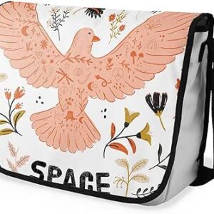 بوناميزون شنطة ماسنجر مدرسية مطبوعة رقميا للطلاب، شنطة كروس بودي وشنطة ساعي، شنطة كتف للمدرسة، العودة الى المدرسة، المقاس: 29 × 36 سم، ألوان متعددة