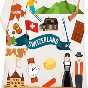 دبليو زد ام بي اي حقيبة يد سويسرا جورني سويسرا هدية تذكارية ماترهورن سويسرا حقيبة يد بقالة قابلة لإعادة الاستخدام