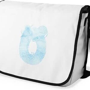 بوناميزون شنطة ماسنجر مدرسية مطبوعة رقميا مع حزام اسود للطلاب، شنطة كروس وشنطة ساعي، شنطة كتف للمدرسة، العودة الى المدرسة، المقاس: 29 × 36 سم