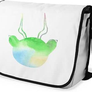 شنطة ماسنجر مدرسية مطبوعة رقمية بحزام اسود للبنات والاولاد من لو جاردين دو لين، شنطة ماسنجر للطلاب، شنط كتف مقاس 29 × 36 سم