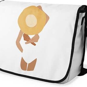 شنطة ماسنجر مدرسية مطبوعة رقمية بحزام اسود للبنات والاولاد من لو جاردين دو لين، شنطة ماسنجر للطلاب، شنط كتف مقاس 29 × 36 سم