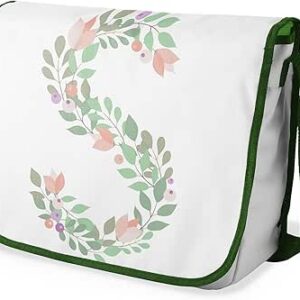 شنطة ماسنجر مدرسية مطبوعة رقميا مع احزمة كاكي للبنات والاولاد من لو جاردين دو لين، شنطة ماسنجر للطلاب، شنط كتف مقاس 29 × 36 سم