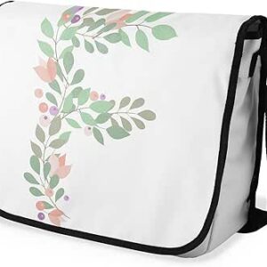 شنطة ماسنجر مدرسية مطبوعة رقمية بحزام اسود للبنات والاولاد من لو جاردين دو لين، شنطة ماسنجر للطلاب، شنط كتف مقاس 29 × 36 سم