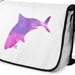 شنطة ماسنجر مدرسية مطبوعة رقمية بحزام اسود للبنات والاولاد من لو جاردين دو لين، شنطة ماسنجر للطلاب، شنط كتف مقاس 29 × 36 سم