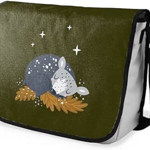 بوناميزون شنطة ماسنجر مدرسية مطبوعة رقميا للطلاب، شنطة كروس بودي وشنطة ساعي، شنطة كتف للمدرسة، العودة الى المدرسة، المقاس: 29 × 36 سم، ألوان متعددة