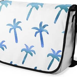 بوناميزون شنطة ماسنجر مدرسية مطبوعة رقميا مع حزام اسود للطلاب، شنطة كروس وشنطة ساعي، شنطة كتف للمدرسة، العودة الى المدرسة، المقاس: 29 × 36 سم، للأطفال من الجنسين