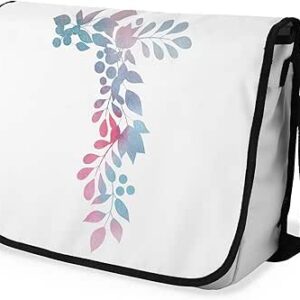 شنطة ماسنجر مدرسية مطبوعة رقمية بحزام اسود للبنات والاولاد من لو جاردين دو لين، شنطة ماسنجر للطلاب، شنط كتف مقاس 29 × 36 سم