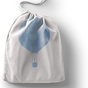 بوناميزون شنطة منتجات قطنية مطبوعة مع رباط، شنطة بقالة قابلة لاعادة الاستخدام، اكياس صديقة للبيئة وقابلة للتحلل البيولوجي، شنطة سفر، شنط تسوق، صديقة للبيئة، قابلة للطي، المقاس: 12×15 سم، قماش