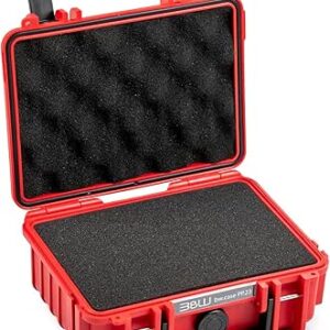 شنطة نقل خارجية من بي اند دبليو - اصدار محدود من النوع 500 - مع مكعب فوم - مقاومة للماء وفقًا لشهادة IP67، مقاومة للغبار والكسر وغير قابلة للتلف